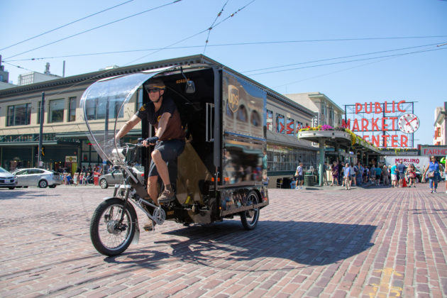 UPS Launches Cargo E-bike Delivery in Seattle, Returning to Bicycle Courier Origins a Century Later